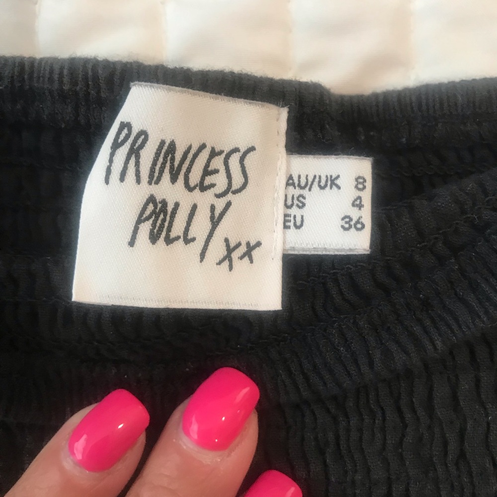 Princess Polly Smocked Crop Top - Picture 3 of 8